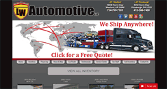 Desktop Screenshot of lwautomotive.com